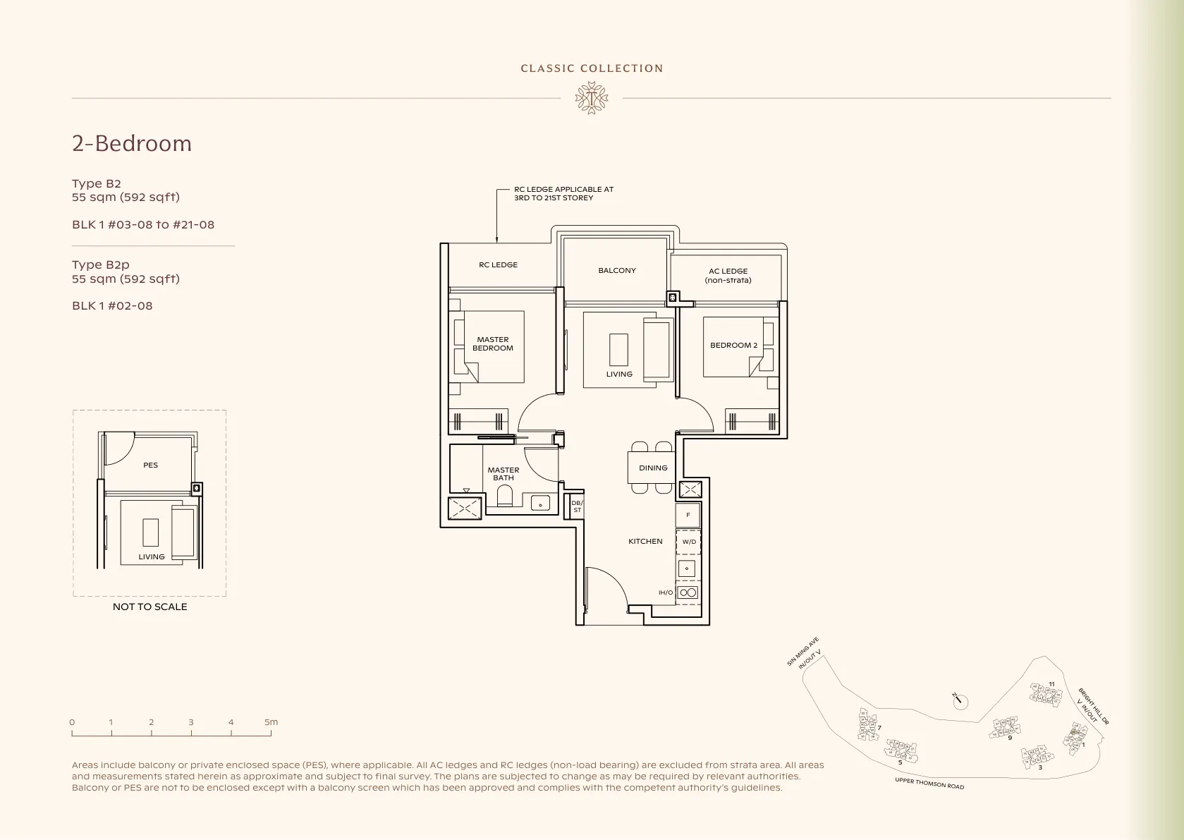 2-Bedroom — Type B2 floor plan