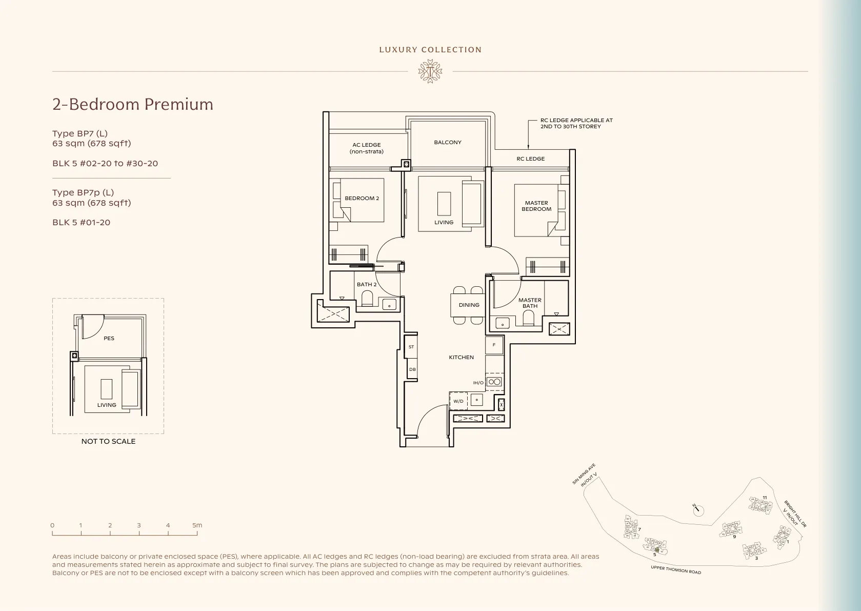2-Bedroom Premium — Type BP7 (L) floor plan