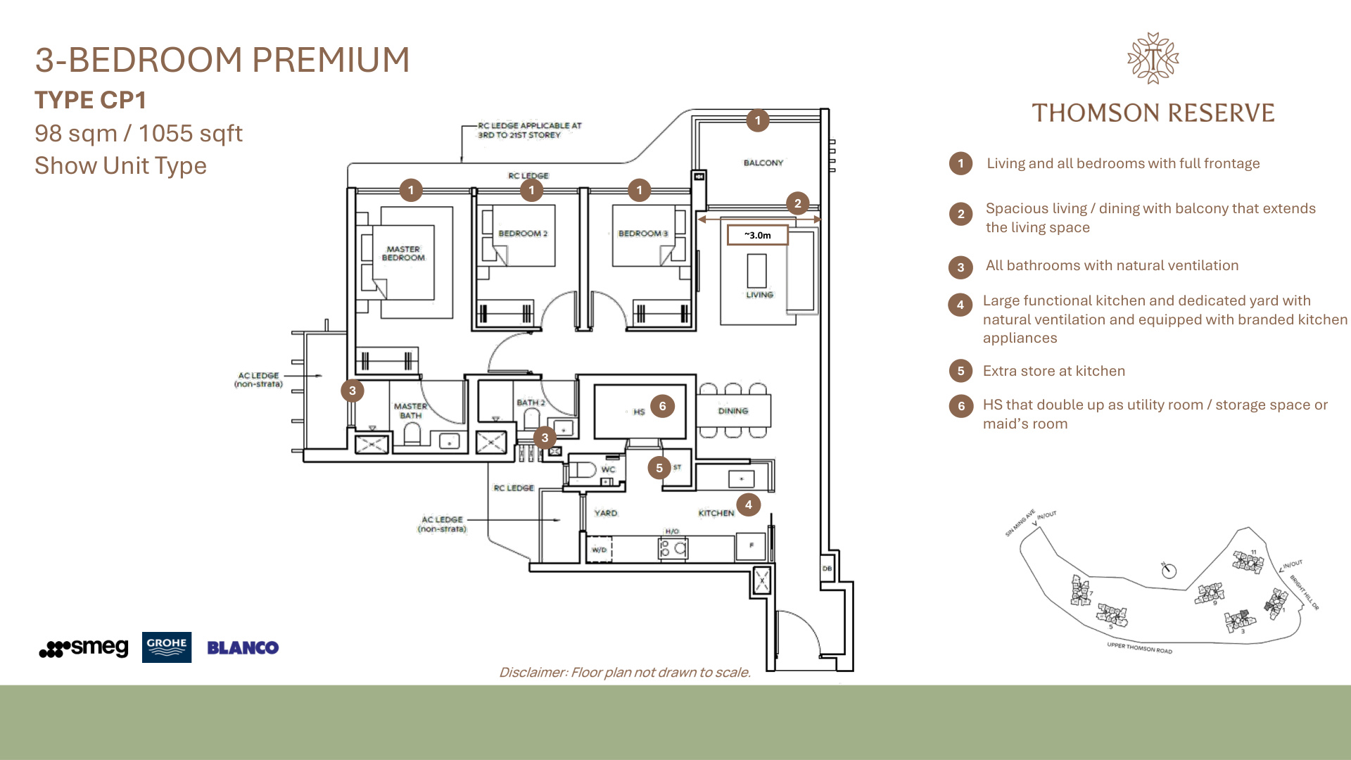 3BR Premium Show Unit CP1